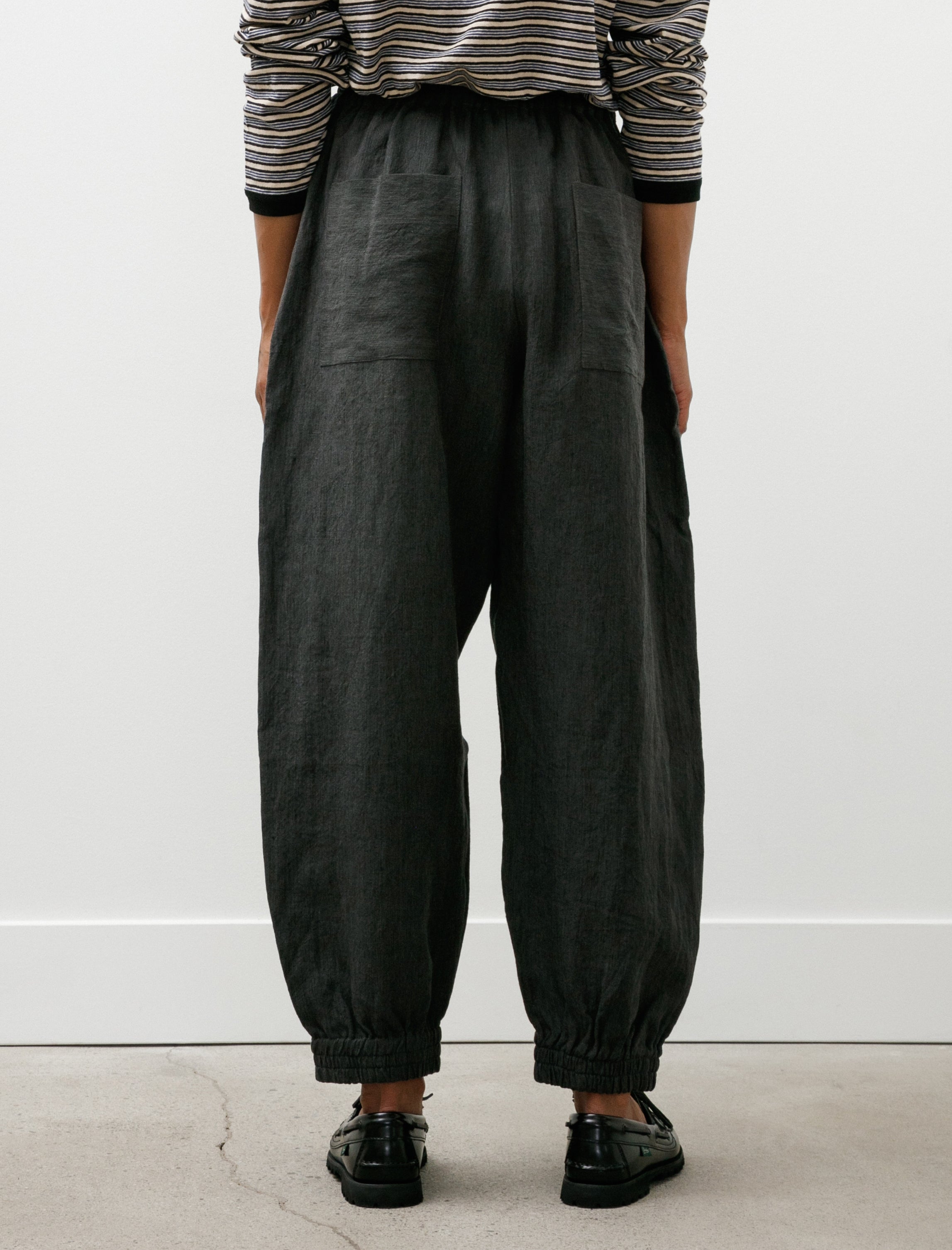 Cawley Irish Linen Iris Trousers Steel