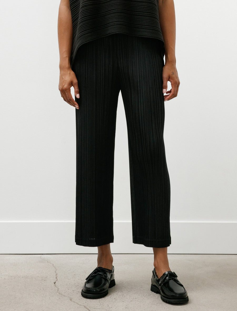 Thicker Bottoms Straight Pants Black - Image 4