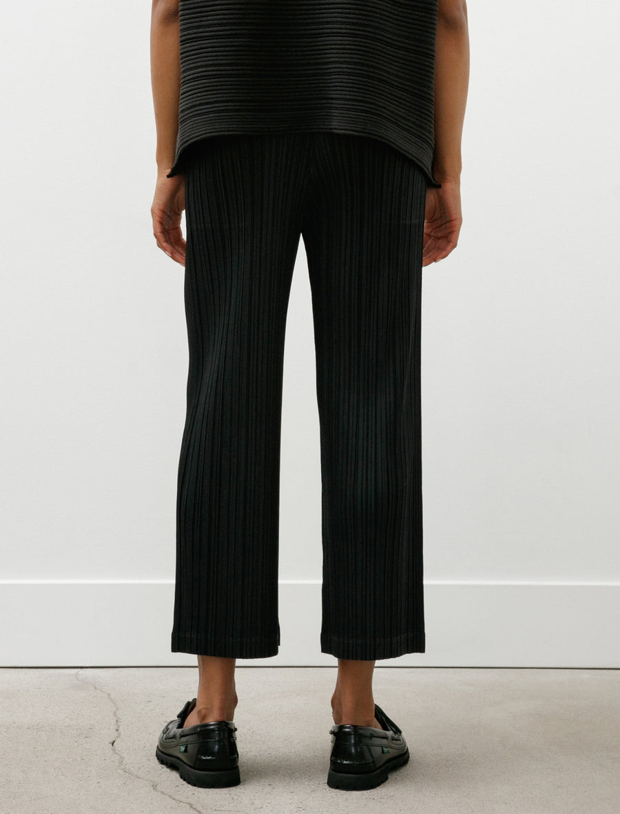 Thicker Bottoms Straight Pants Black - Image 6