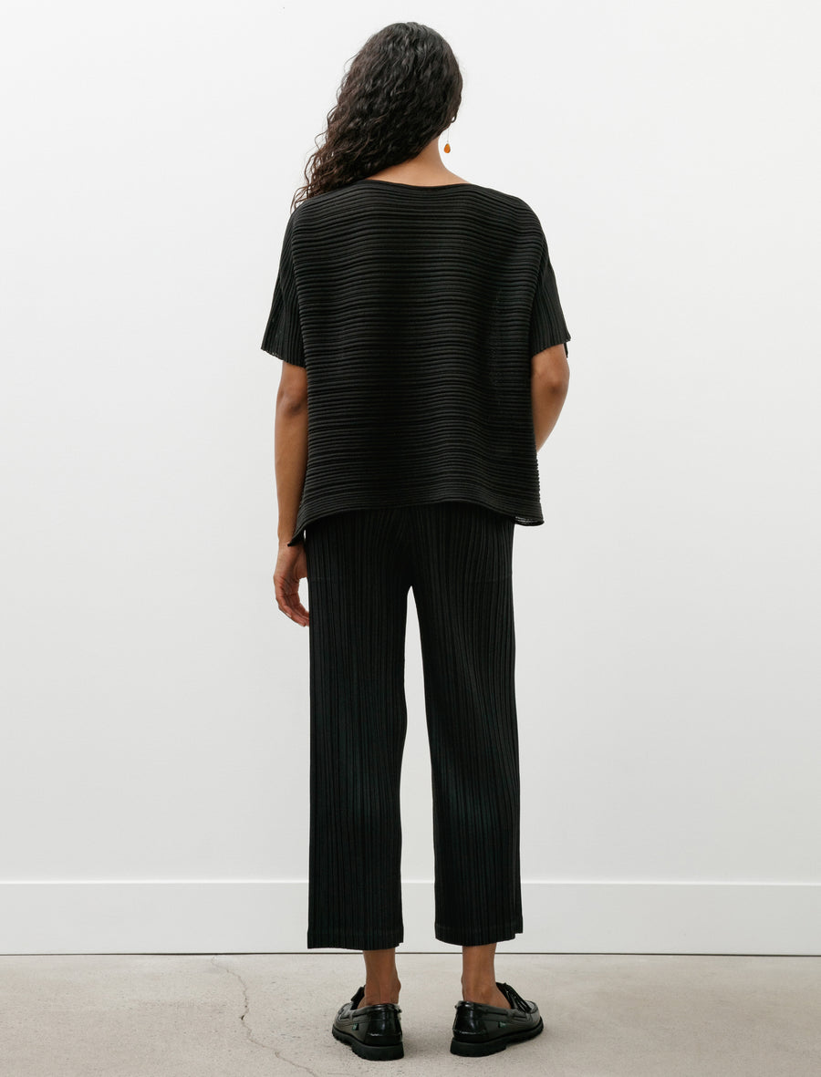 Thicker Bottoms Straight Pants Black - Image 2