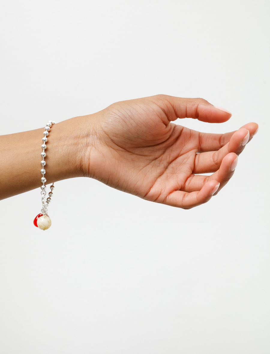 Clapio Bracelet Yellow/Red/Pale Pink - Image 1