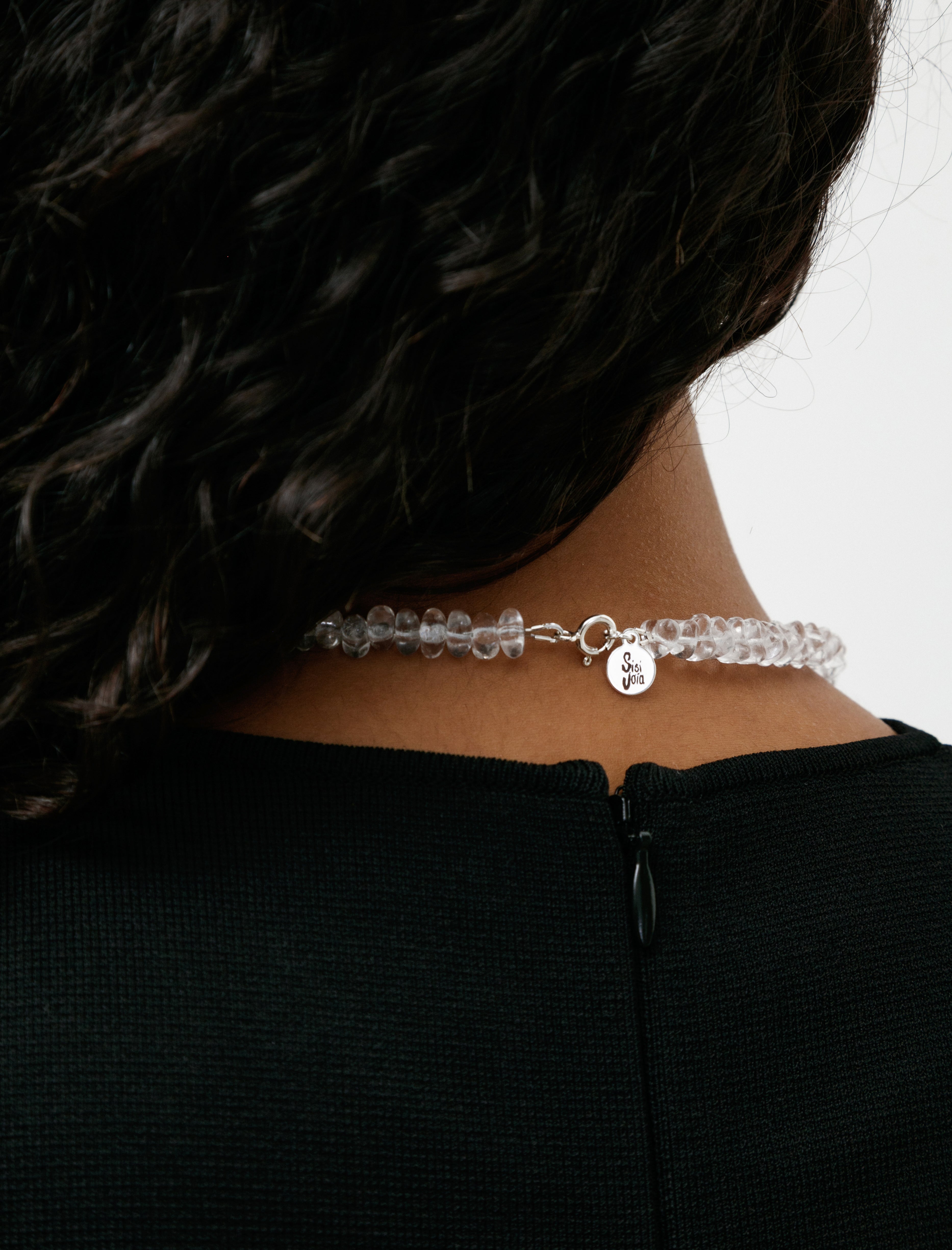 Sisi Joia Caillou Necklace Clear