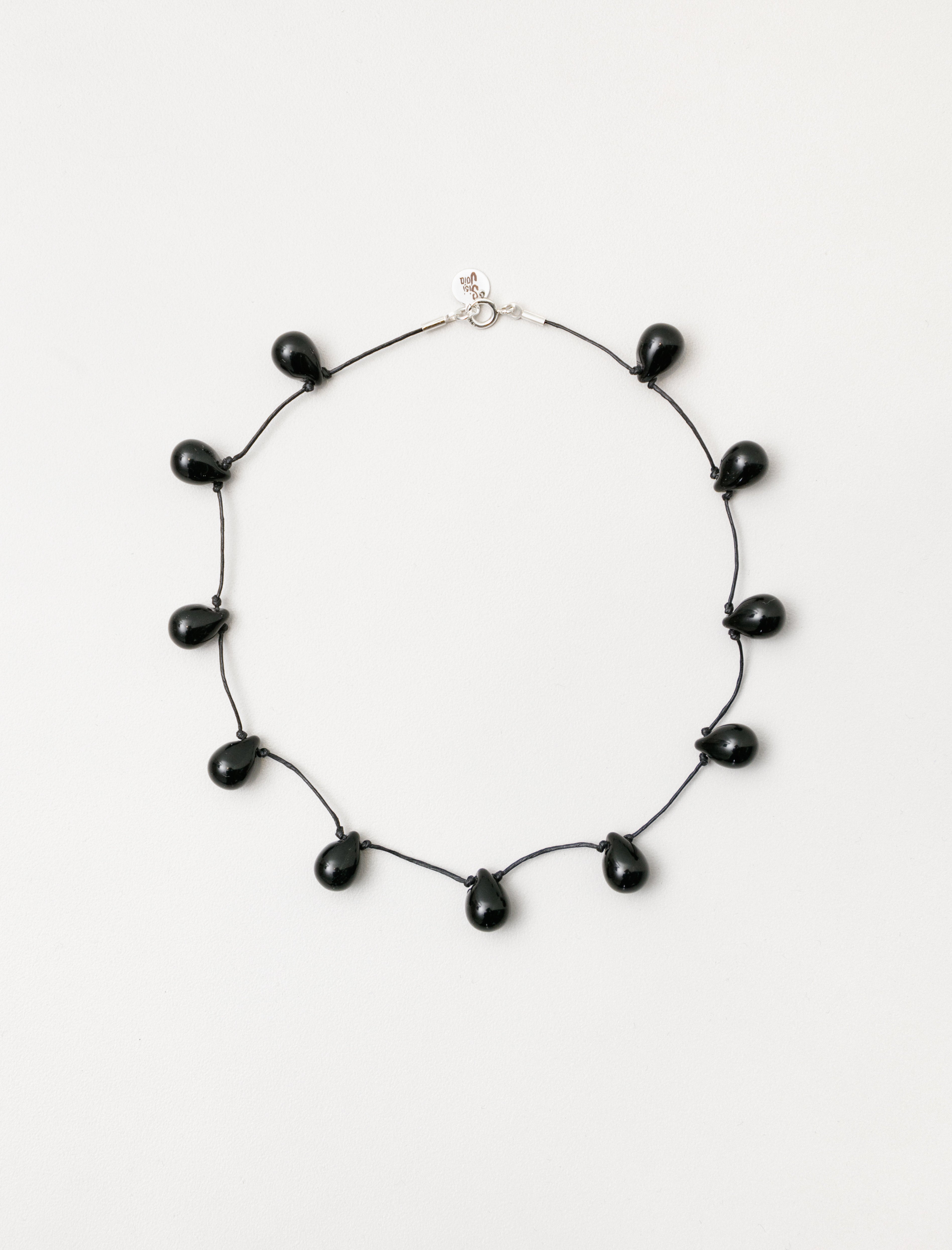 Noué Necklace Black/Black