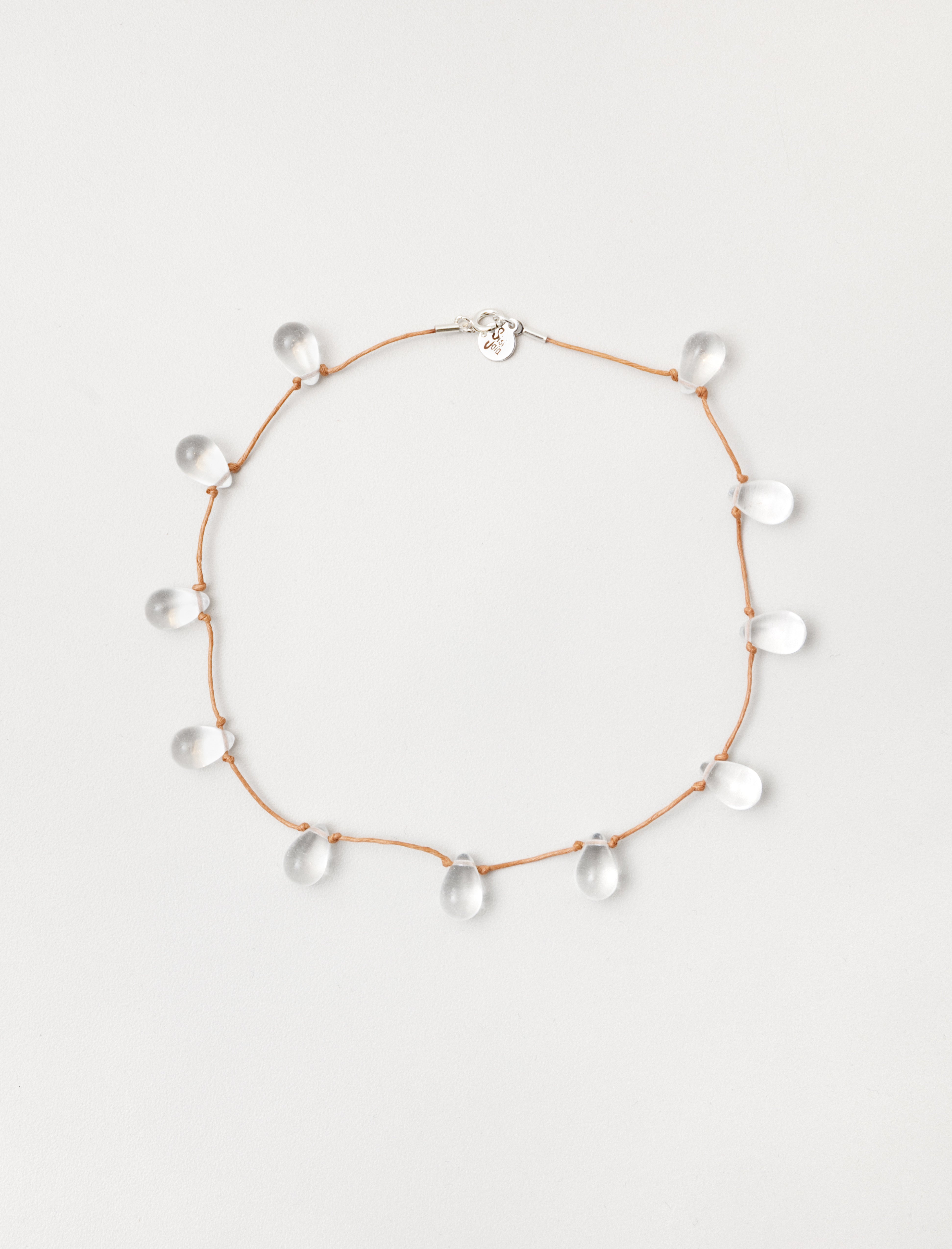 Noué Necklace Clear/Tan