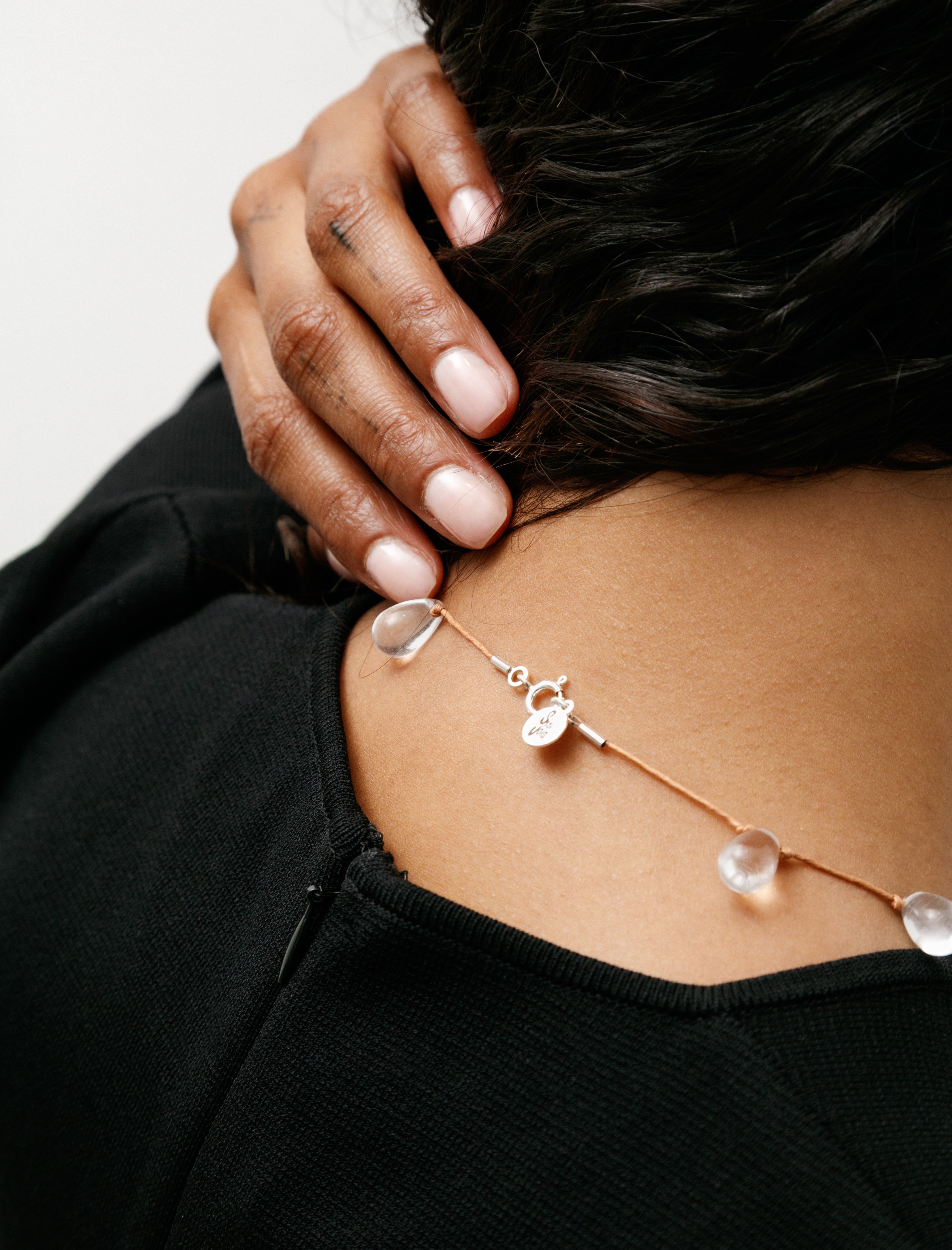 Sisi Joia Noué Necklace Clear/Tan