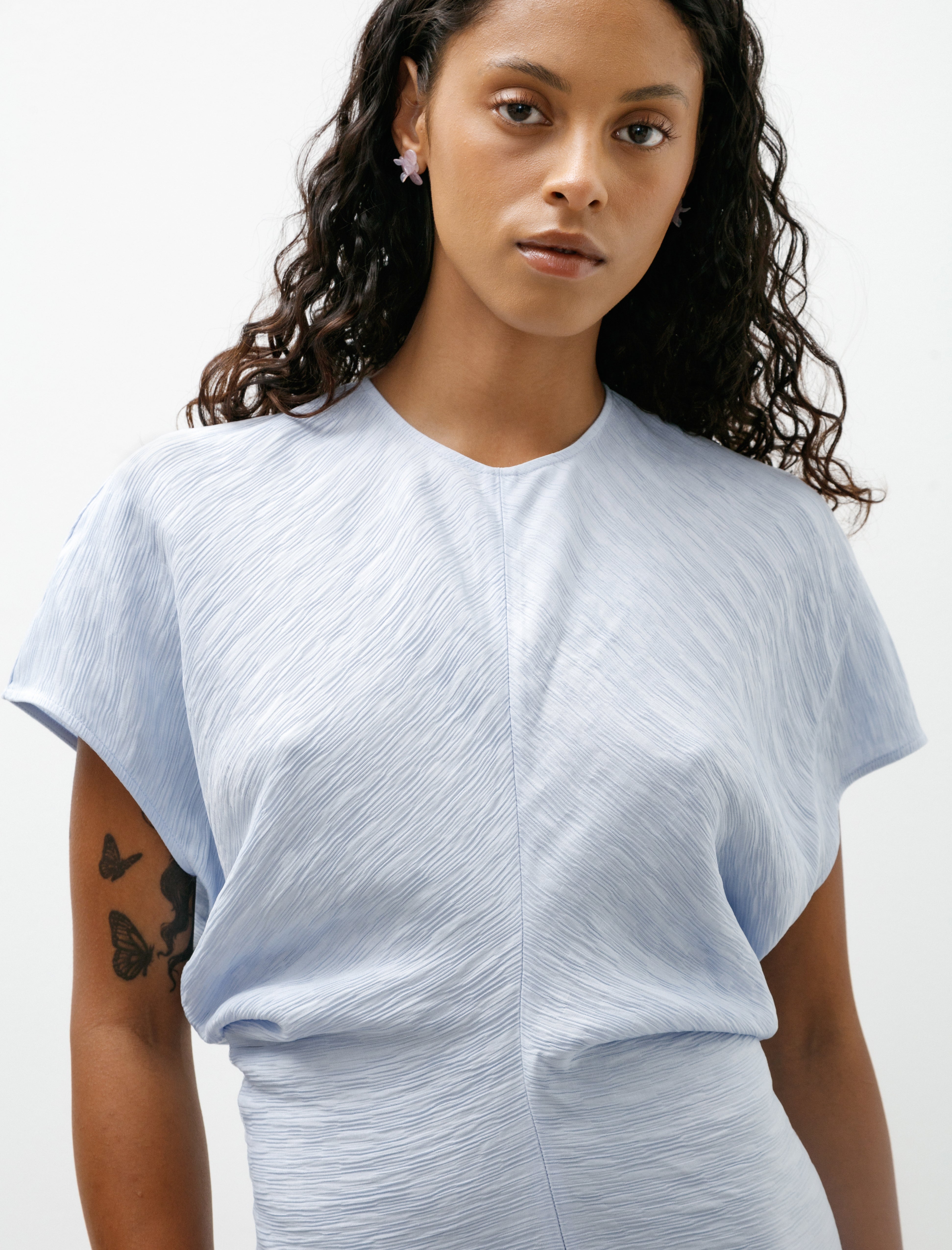Totême Slouch Waist Dress Sky