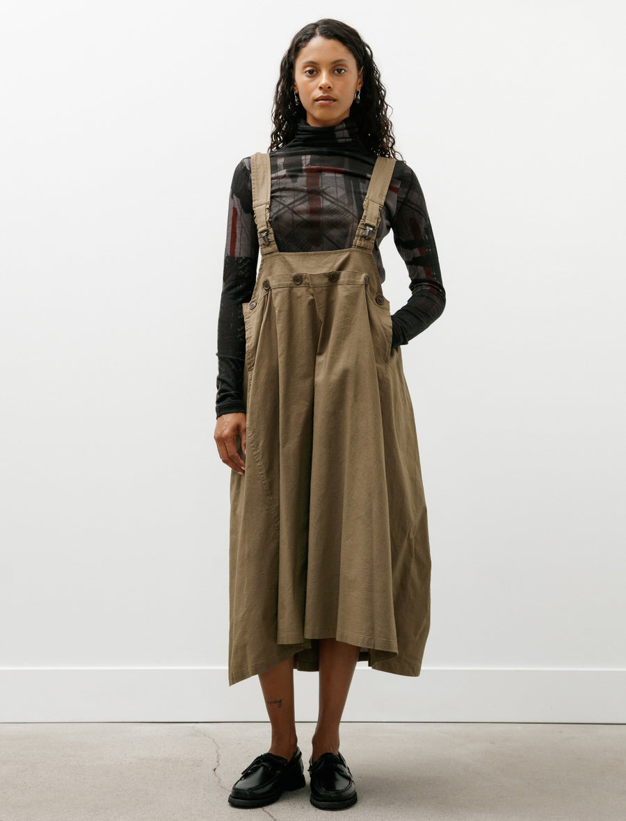 Suspender Dress Khaki - Image 1