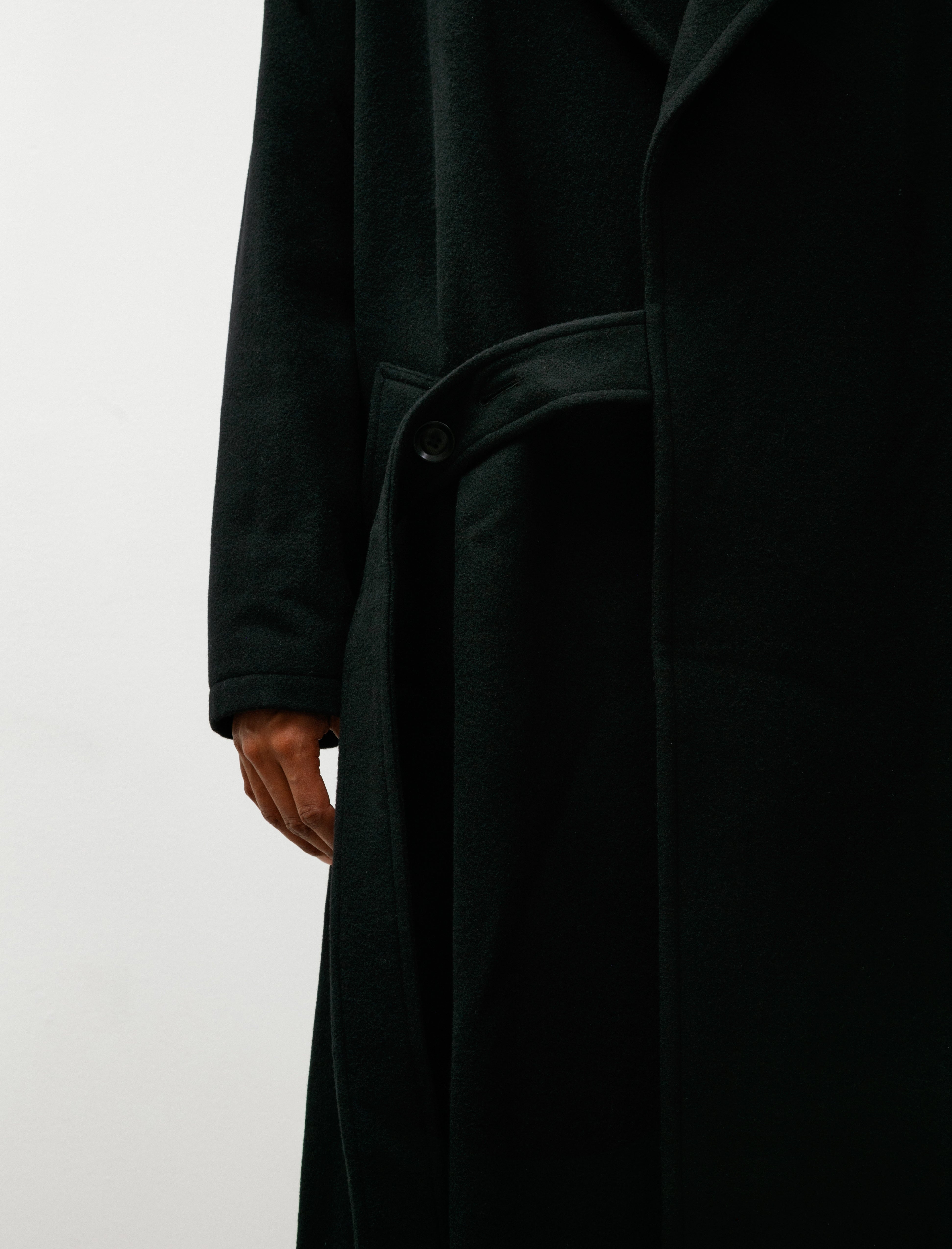 Y's by Yohji Yamamoto Appliqué Short Cardigan Charcoal