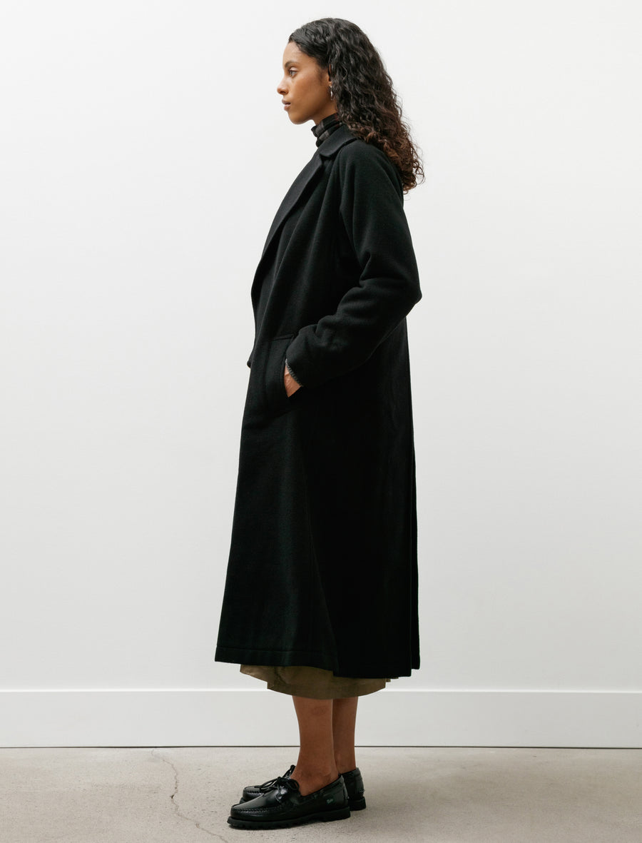Single Tie Overcoat Black - Image 3