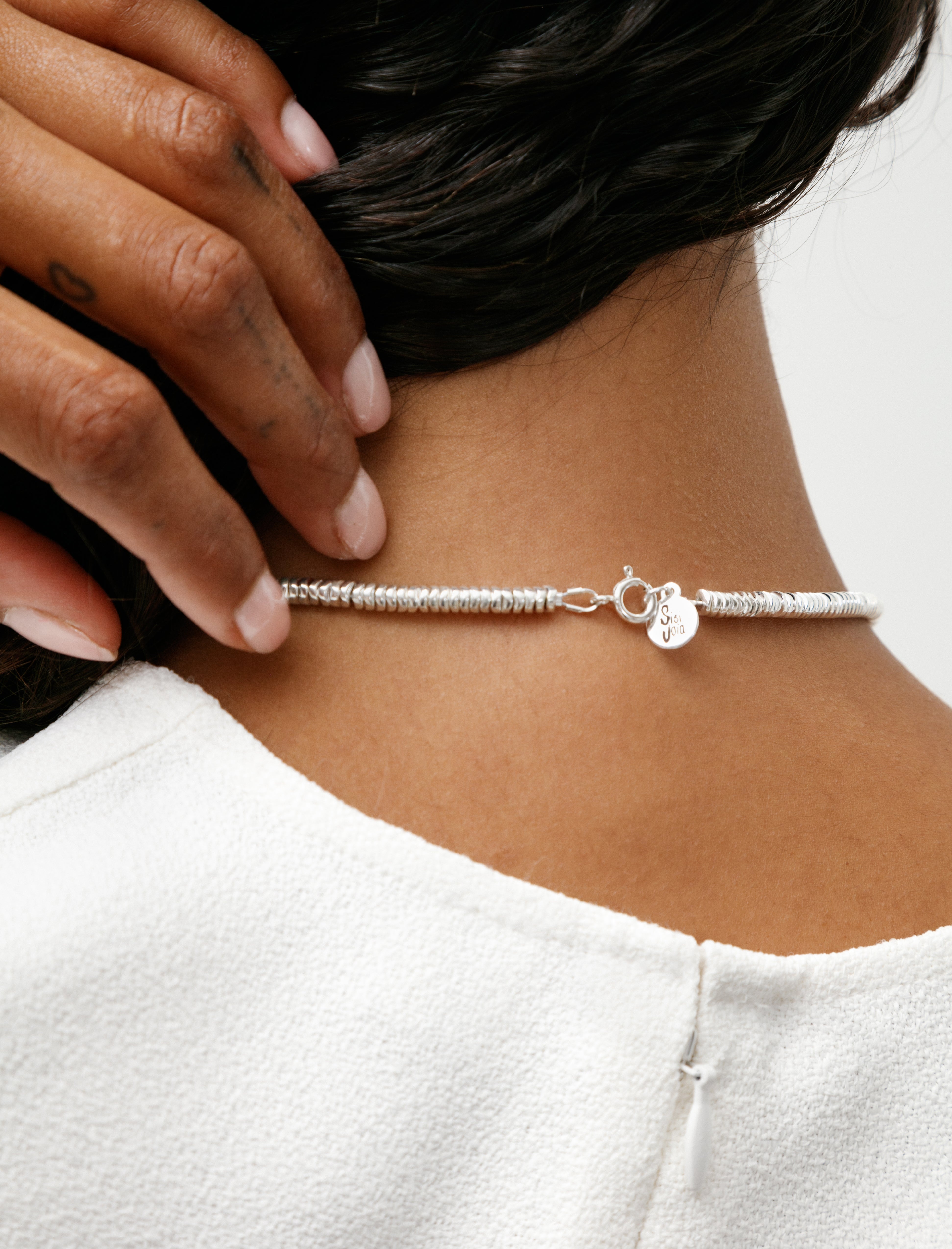 Sisi Joia Corail Necklace Hematite/Black