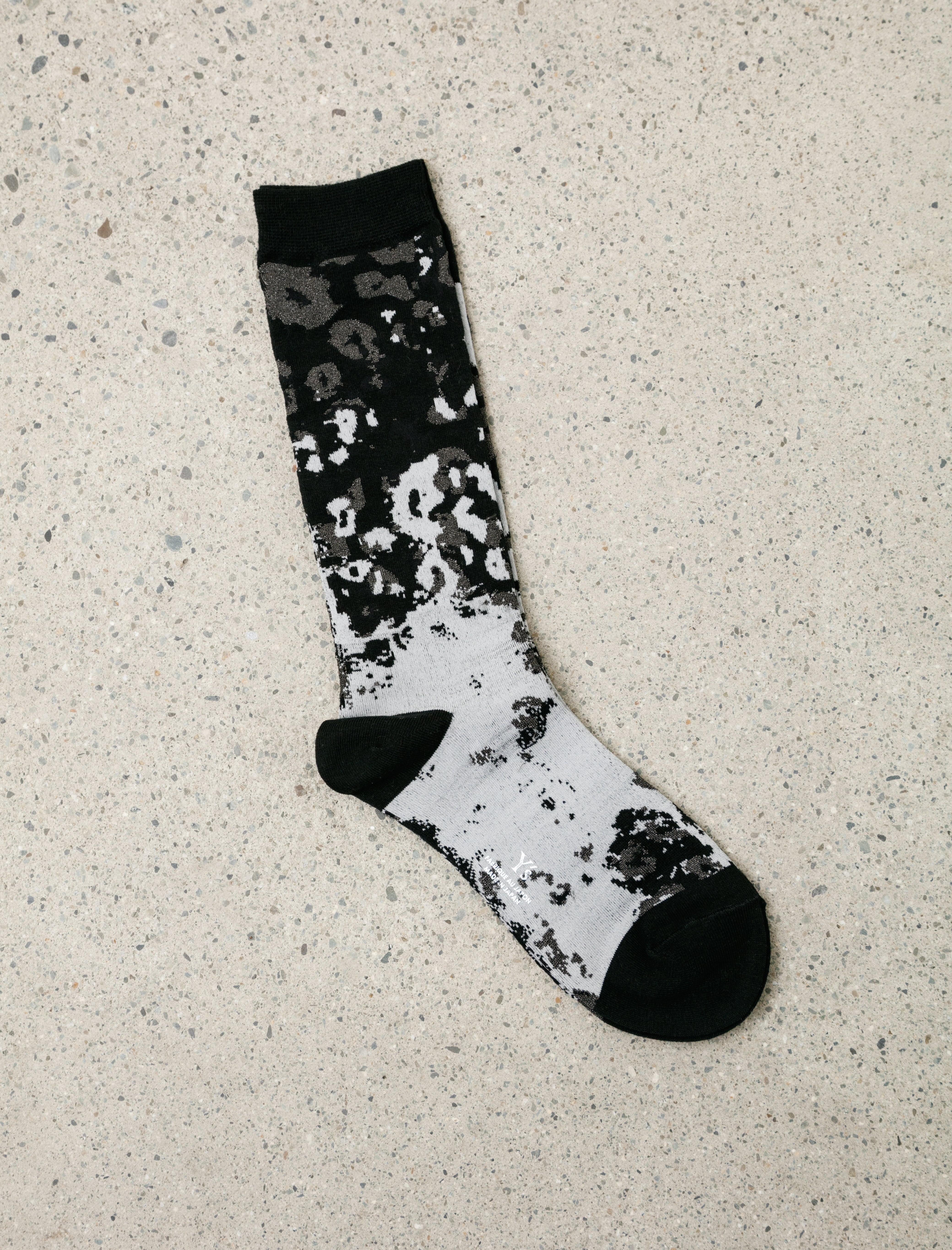 Y's by Yohji Yamamoto Leopard Print Socks