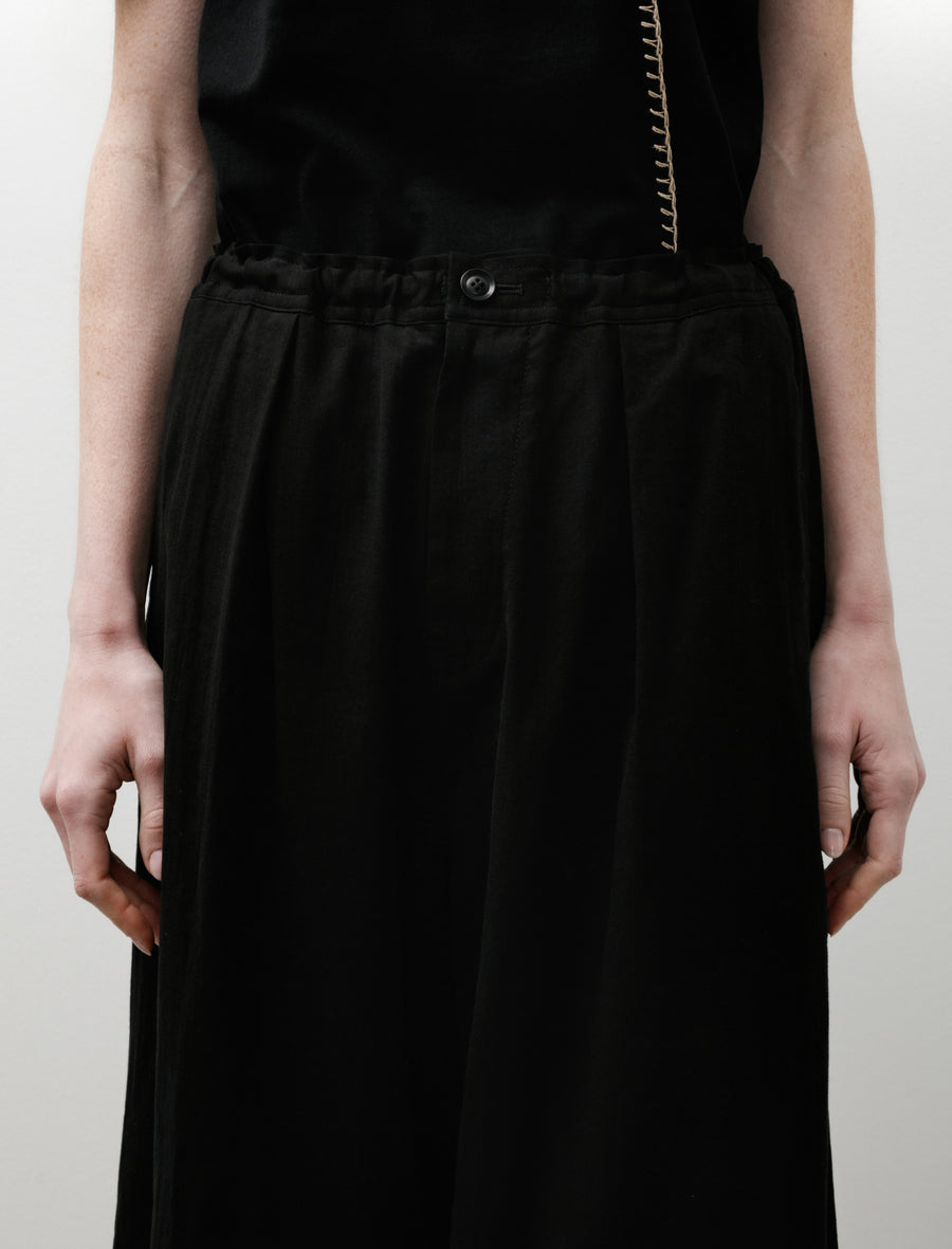 Front Tuck Wide Pants Black - Image 7