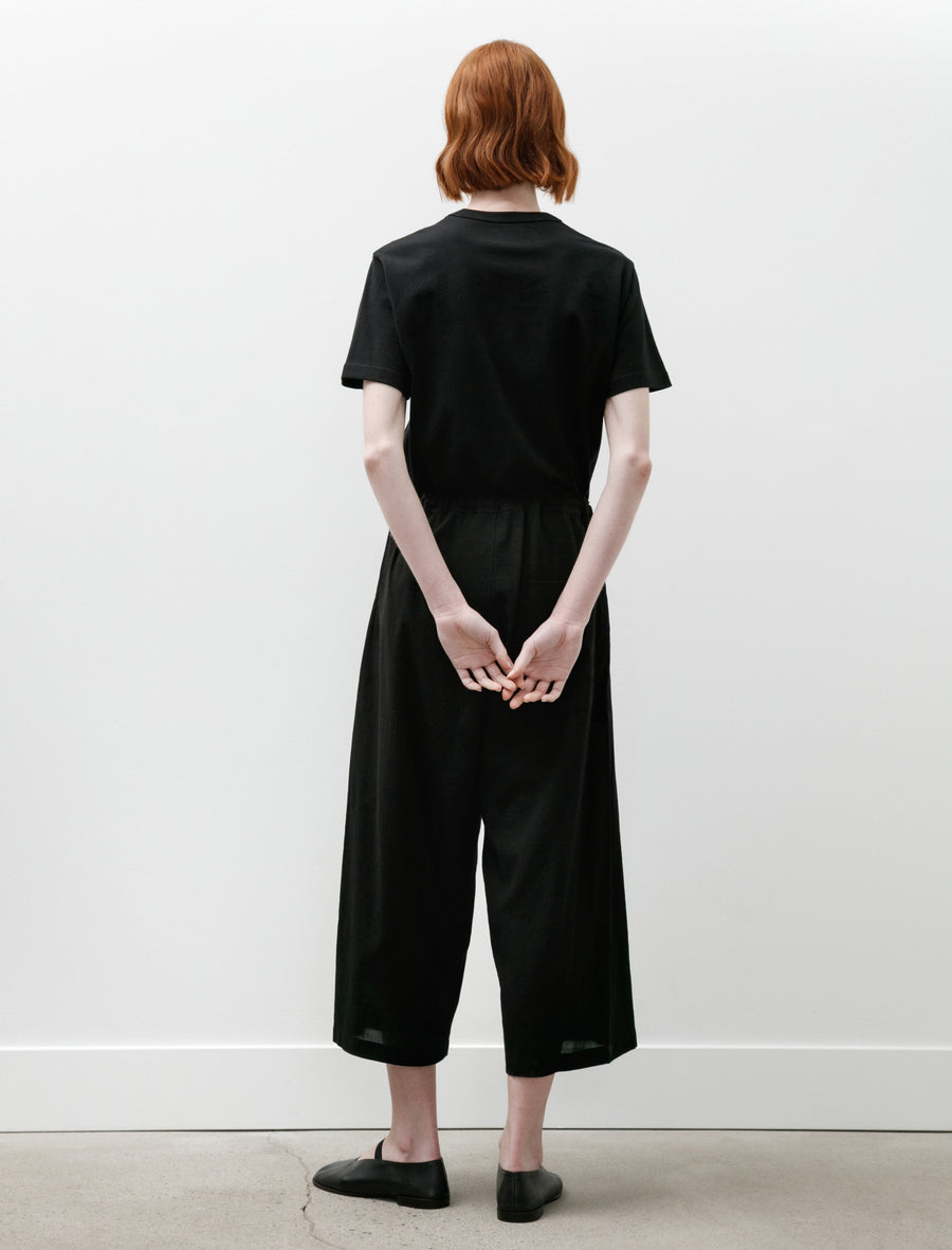 Front Tuck Wide Pants Black - Image 5
