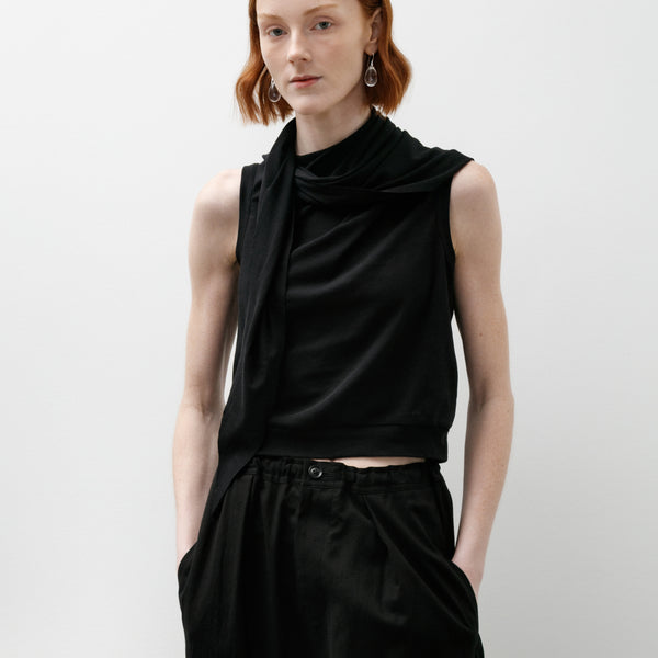 Y's Yohji Yamamoto アシンメトリー ノースリーブ ニット Y's by Yohji Yamamoto Womens – Neighbour