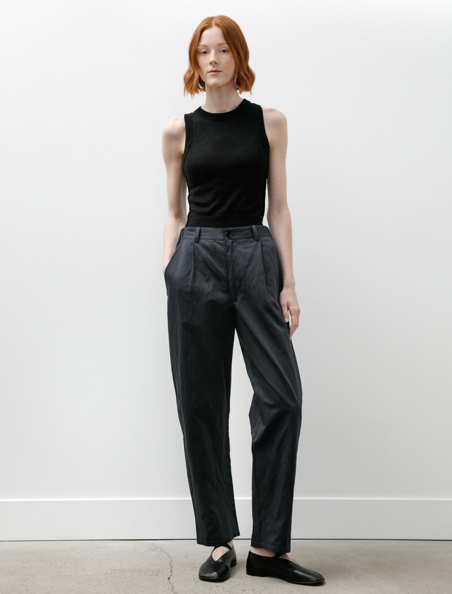 Easy Trouser Cotton Metal Midnight - Image 1