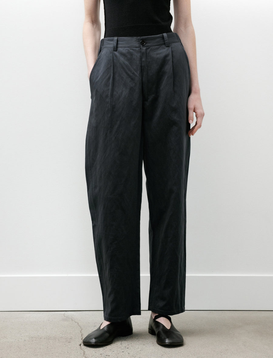 Easy Trouser Cotton Metal Midnight - Image 2