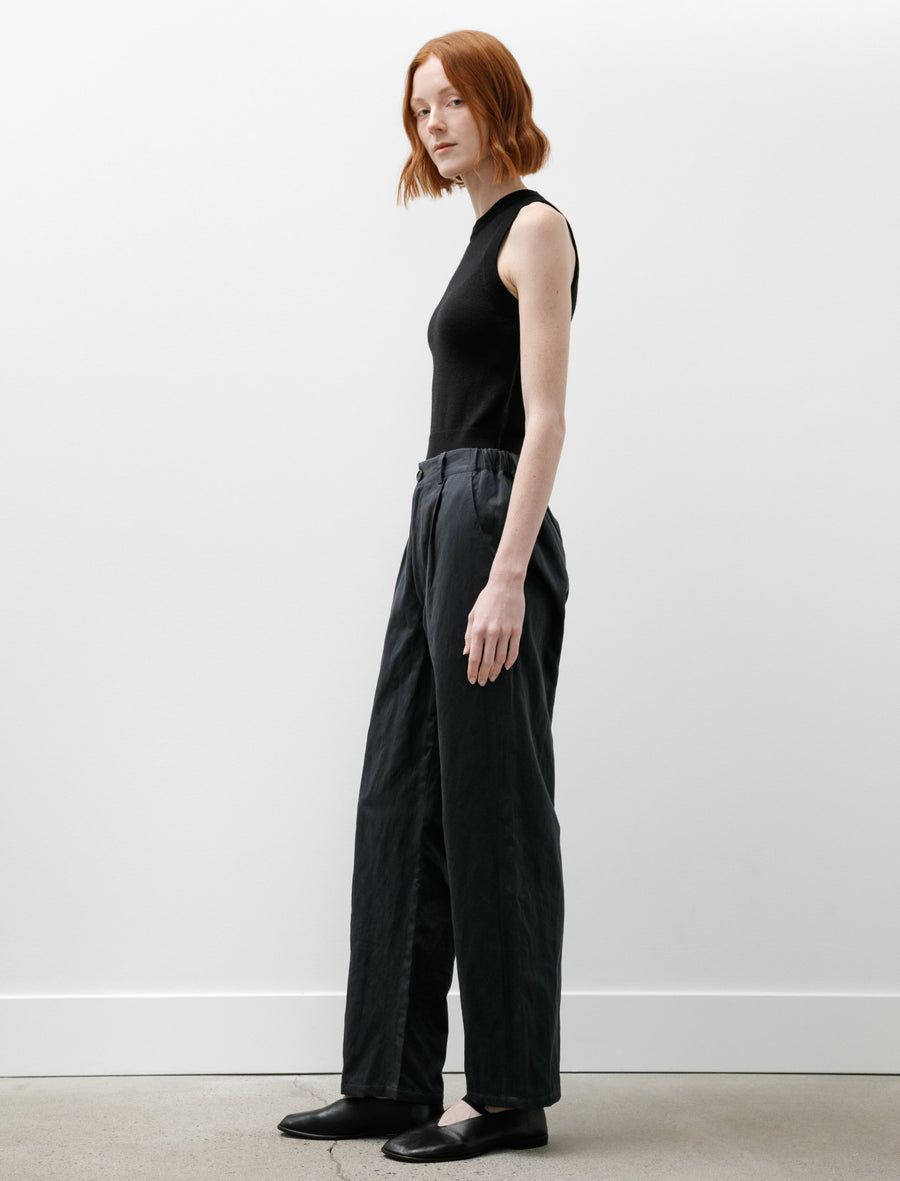 Easy Trouser Cotton Metal Midnight - Image 3