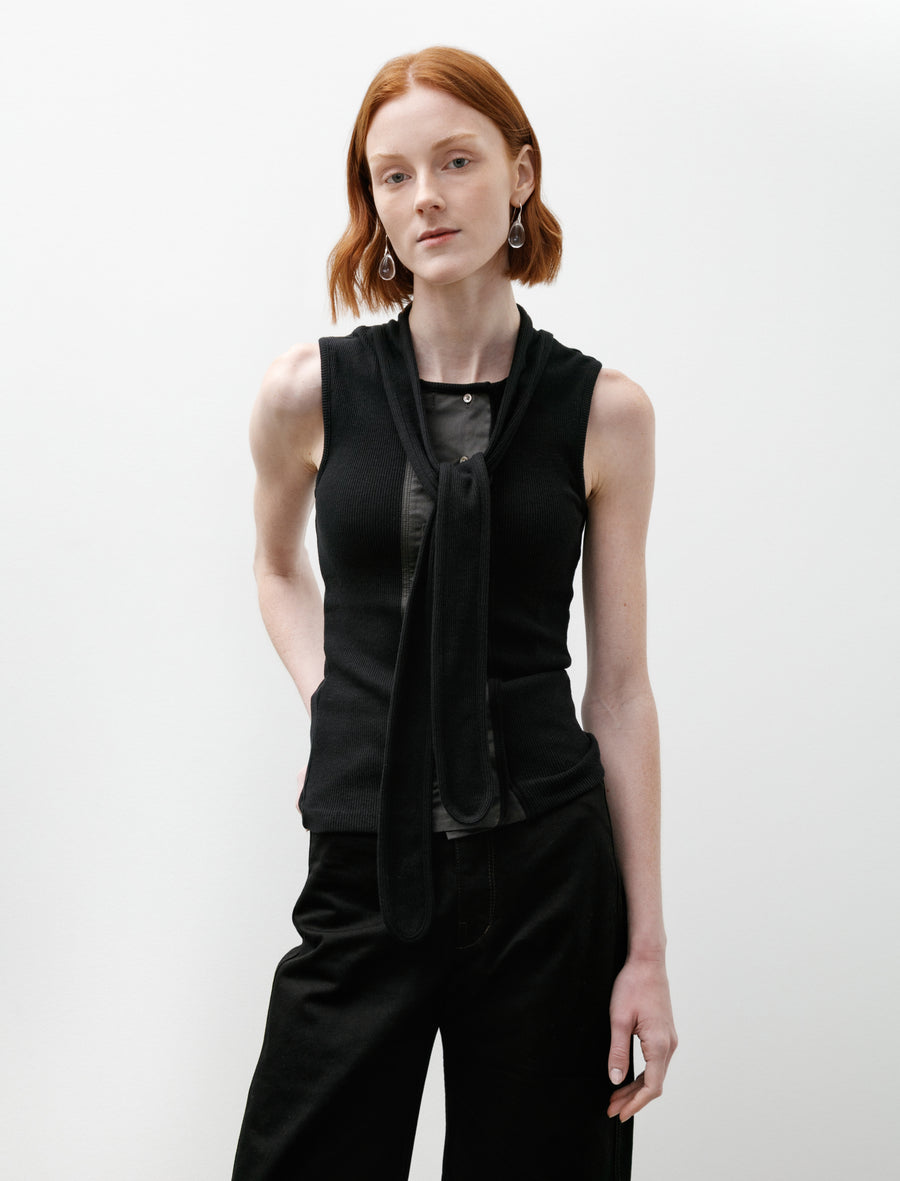 Asymmetrical Fitted Top Black - Image 5