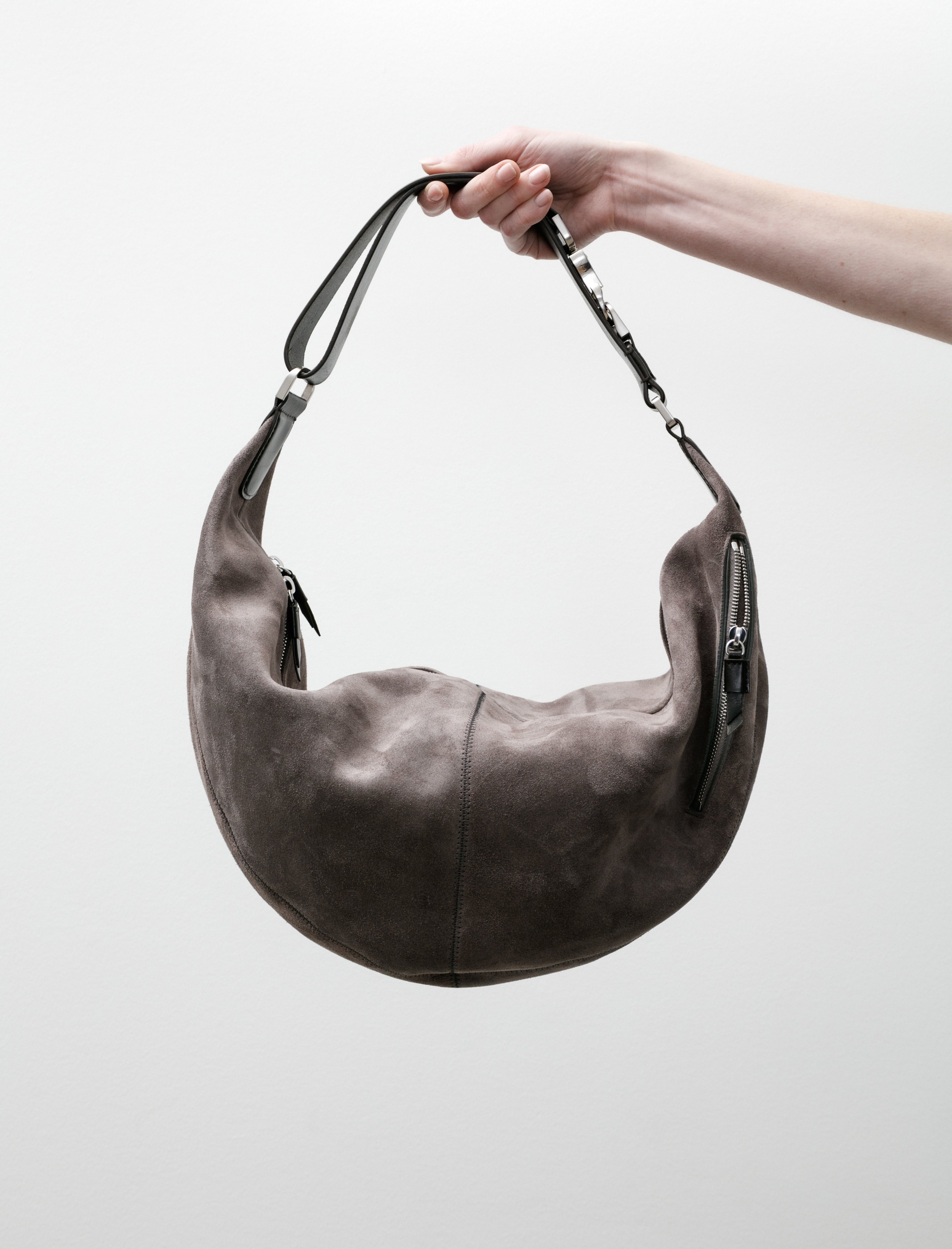 Lemaire Belted Hobo Bag Mink