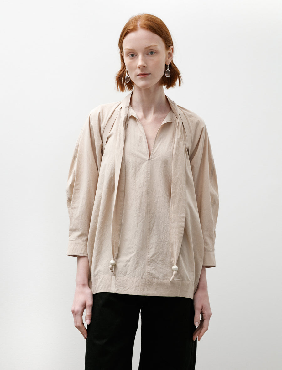 Lemaire Blouse with Scarf Greige – Neighbour