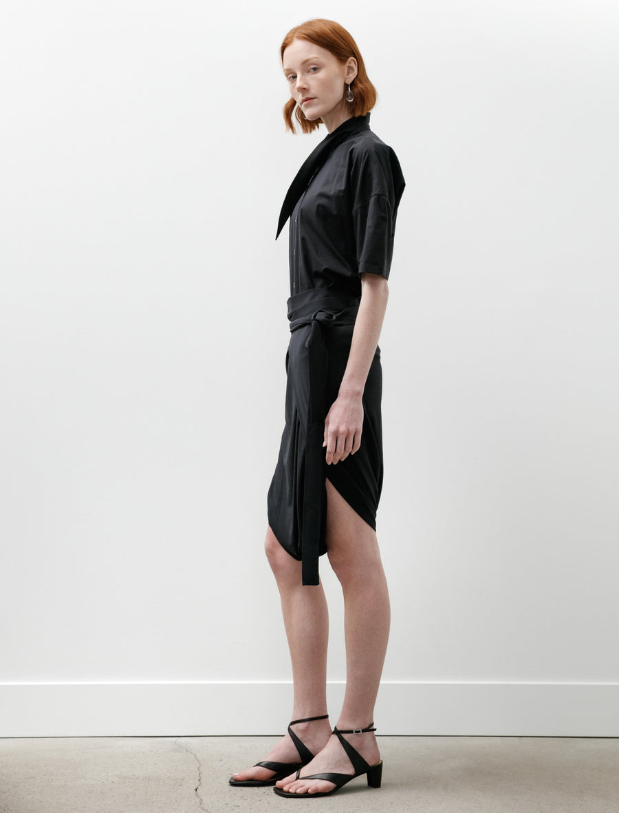 Soft Wrap Skirt Charcoal - Image 3