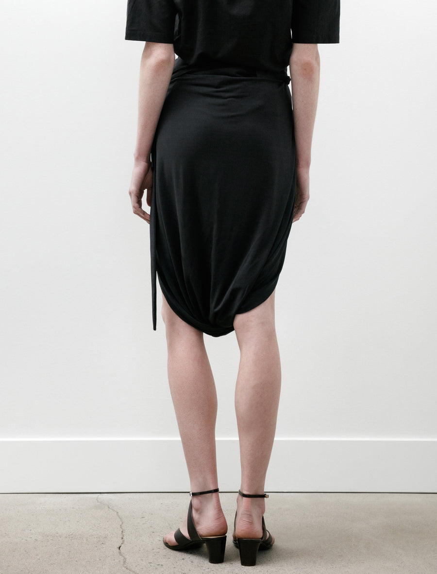 Soft Wrap Skirt Charcoal - Image 6