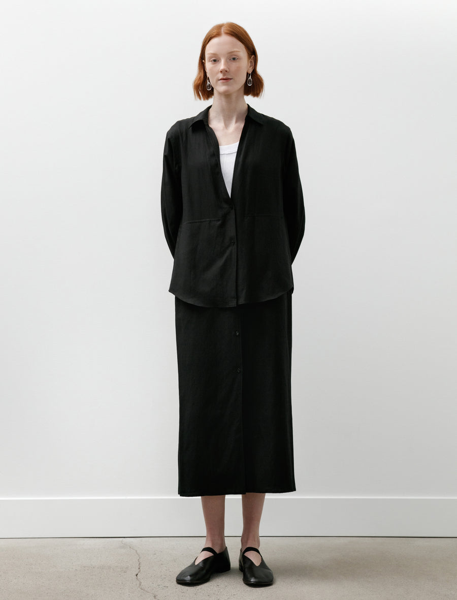 Two Piece Shirt Dress Black - Image 1