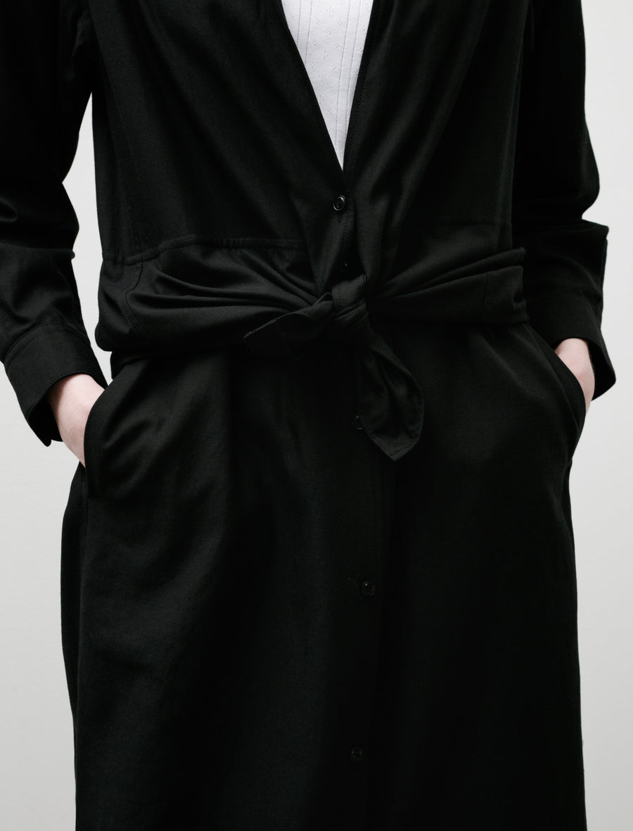 Two Piece Shirt Dress Black - Image 4