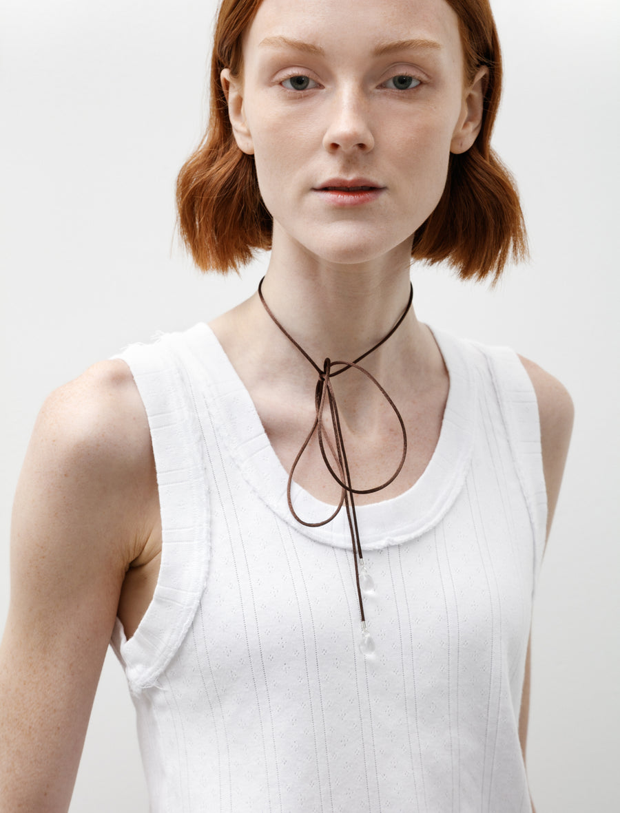 Tank Top Pointelle White - Image 2