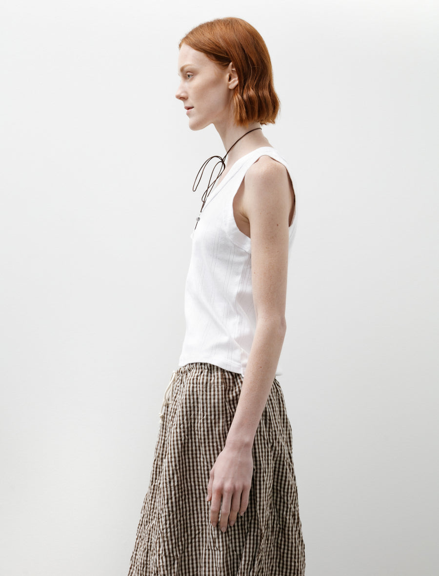 Tank Top Pointelle White - Image 3