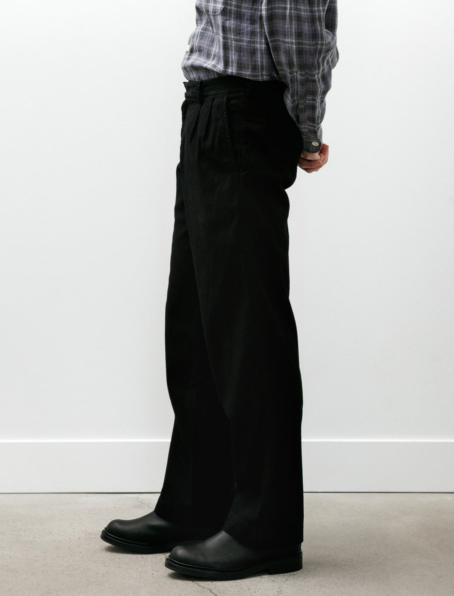 Gardening Trouser Striped Cotton OD Black - Image 6