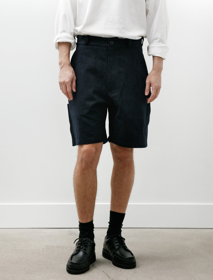 R20 Jebok-7 Shorts Blue Sumi Organic Denim - Image 4