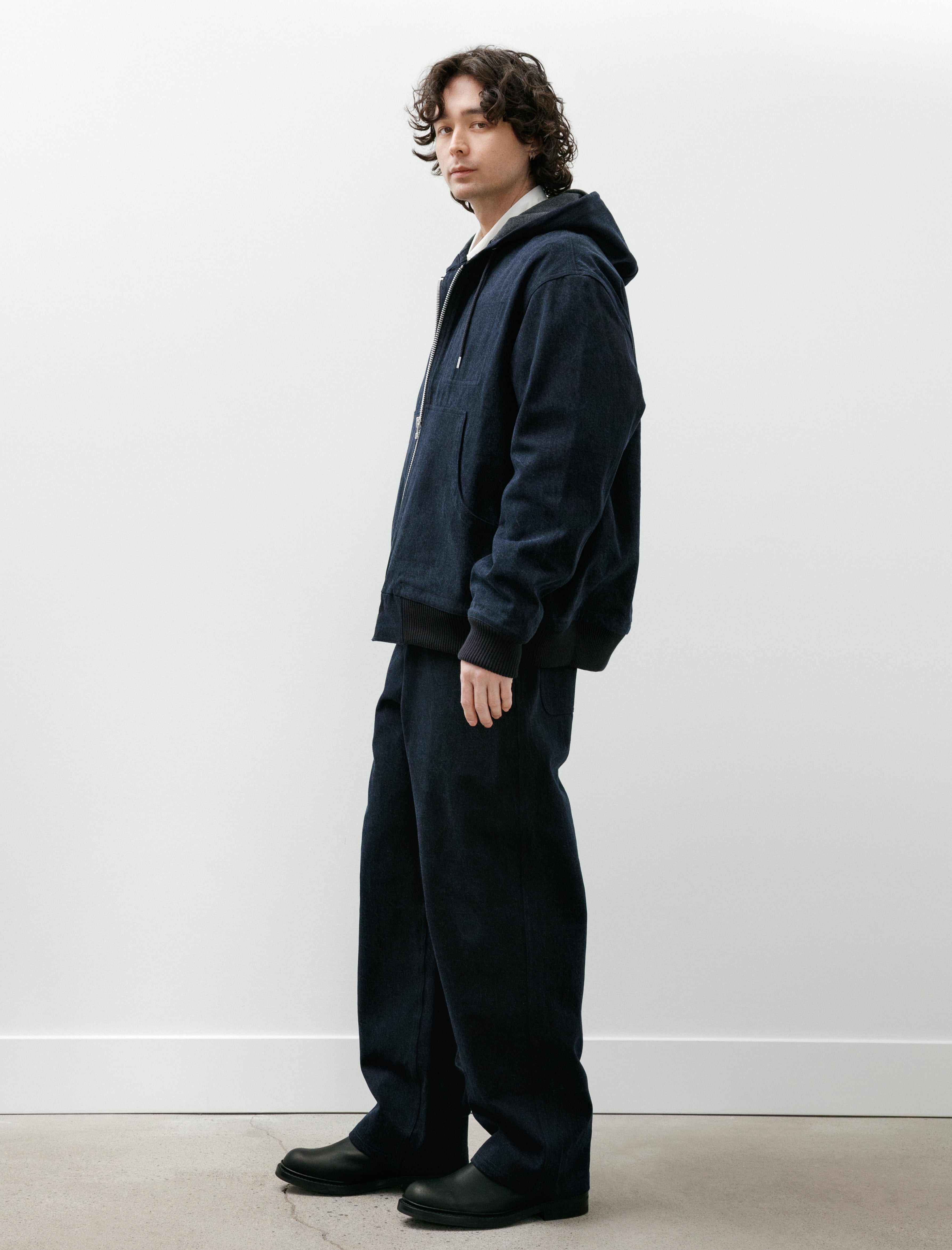 MAN-TLE R20 Jebok-3 Parker Blue Sumi Organic Denim