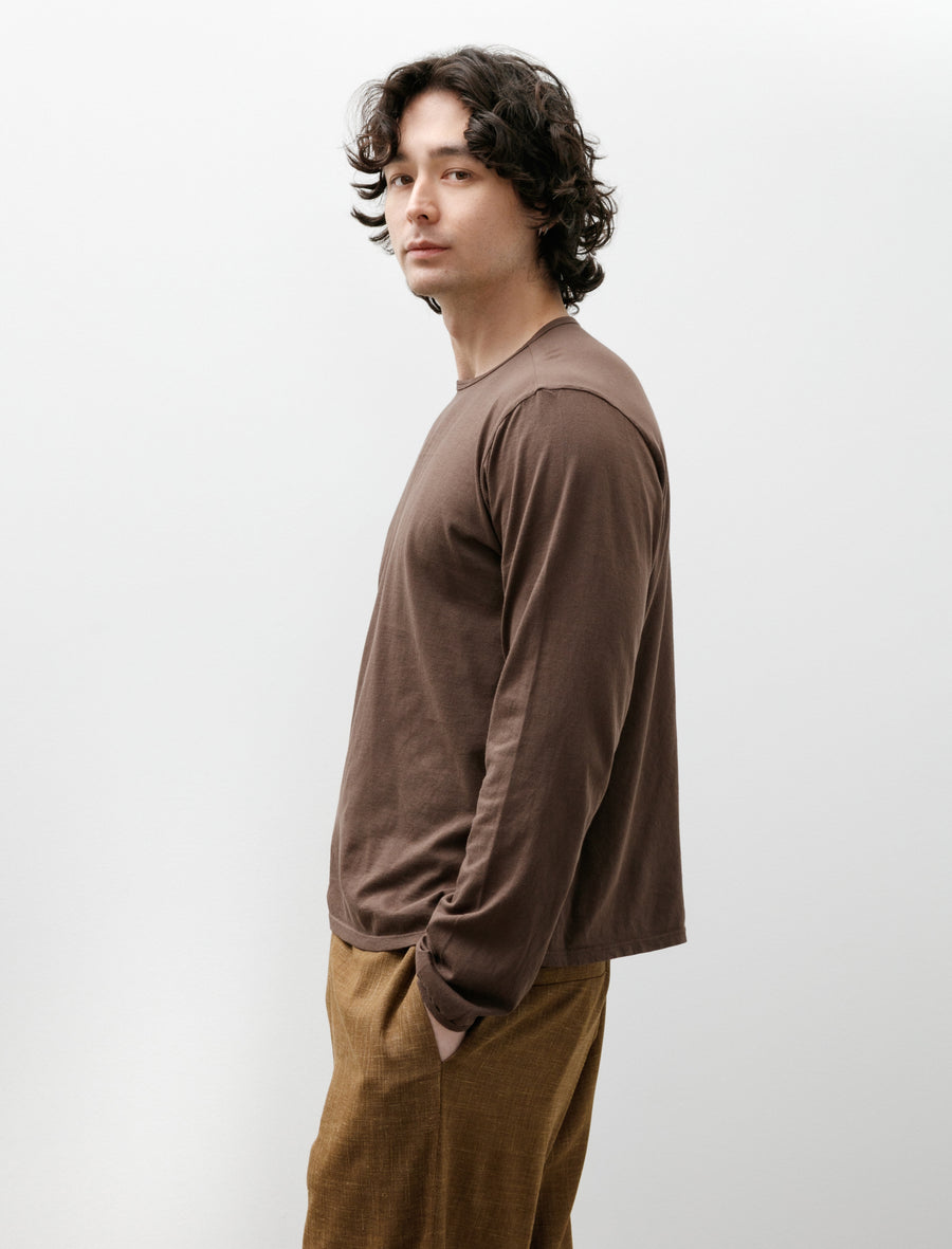 No.87 Organic Cotton Long Sleeve Brown - Image 3