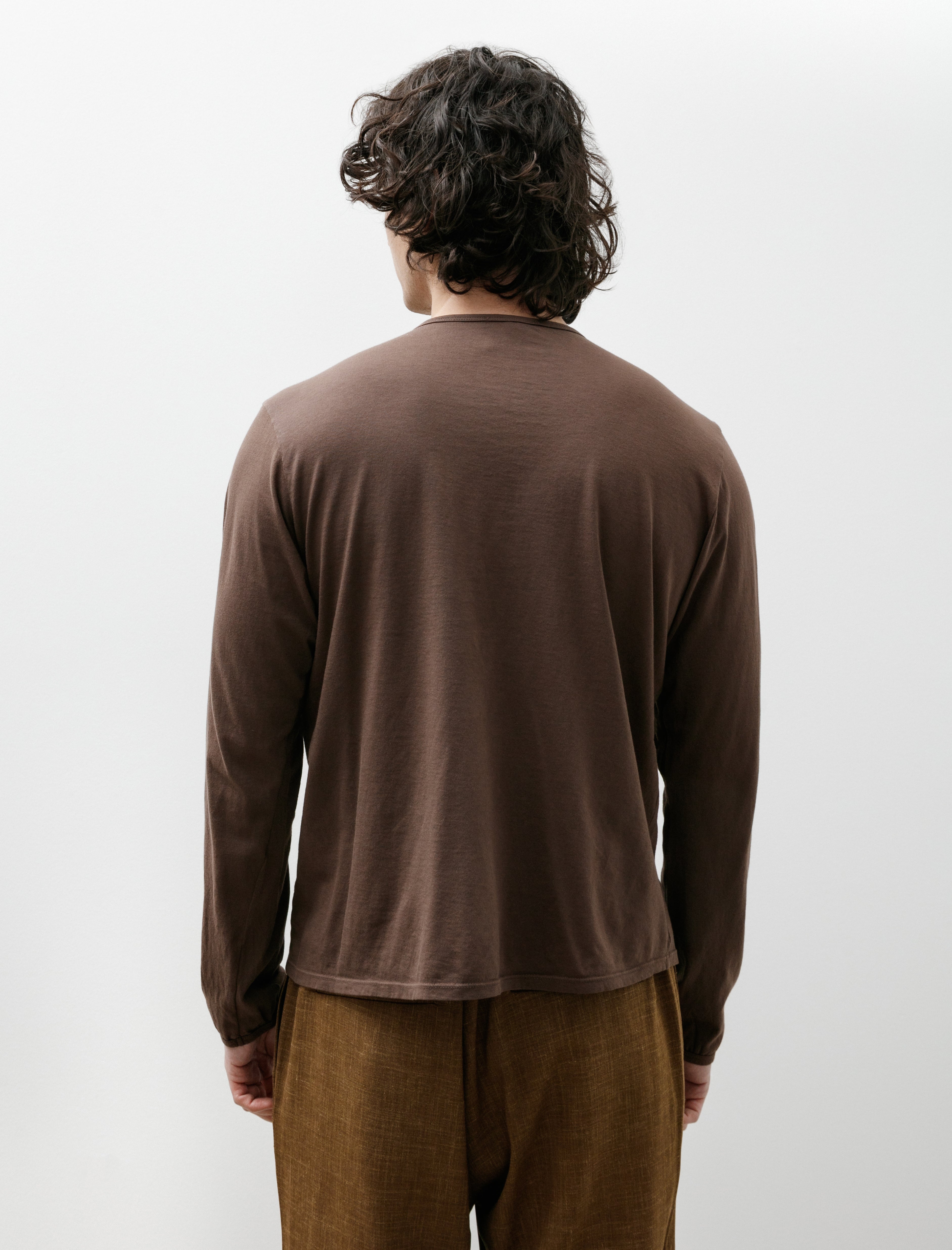 Gabriela Coll No.87 Organic Cotton Long Sleeve Brown