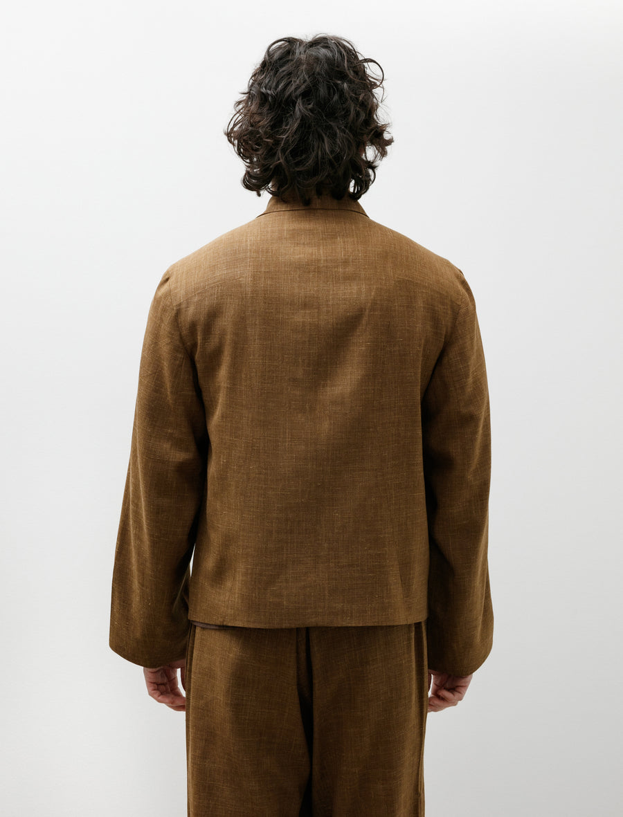 No.285 Summer Wool Pocket Jacket Camel - Image 2