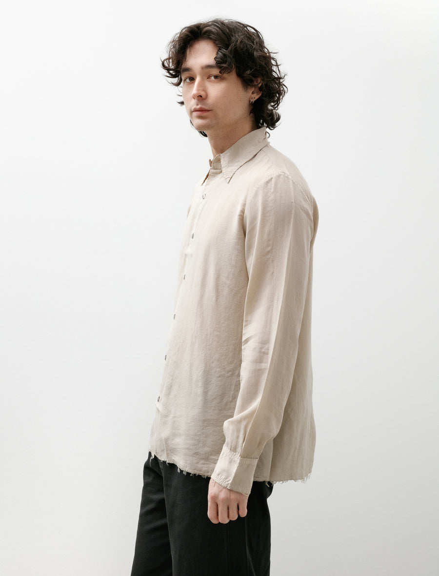 No.197 Cupro Shirt Stone - Image 3
