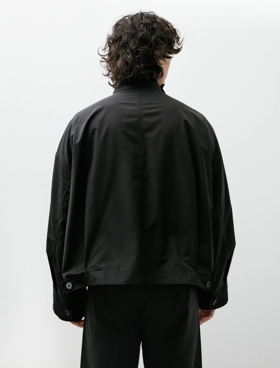 No.286 Rainsystem Wool Cropped Jacket Black - Image 2