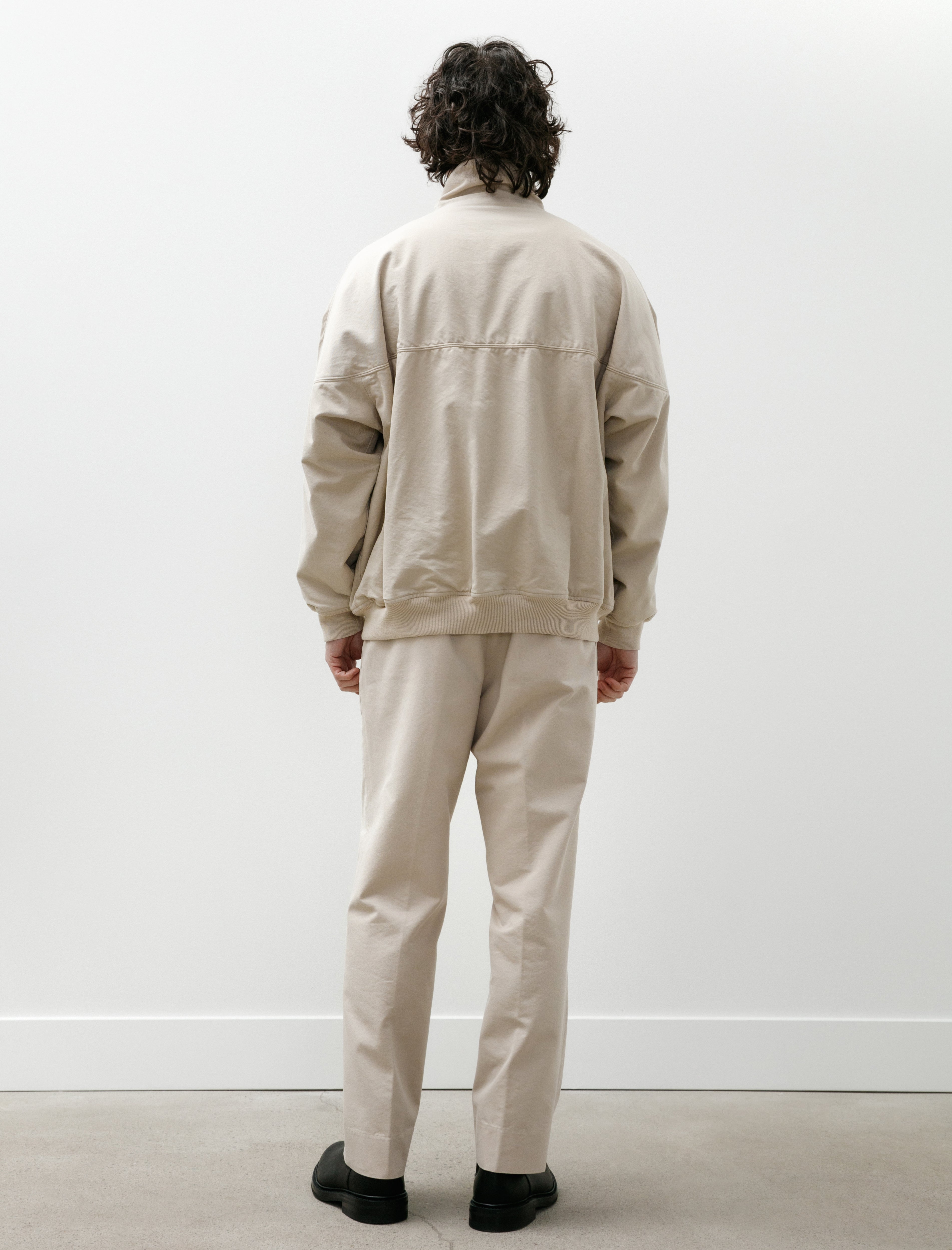 Comoli Post-Work Twill Cap Shoulder Blouson Ivory