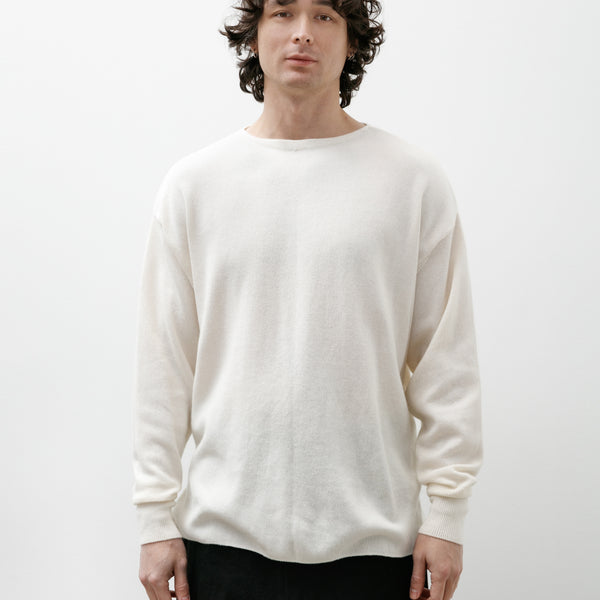Comoli Cashmere-Washi COMOLI Knit Ivory – Neighbour