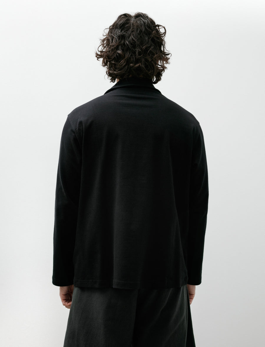 Rugby Shirt Organic Jersey Black - Image 2