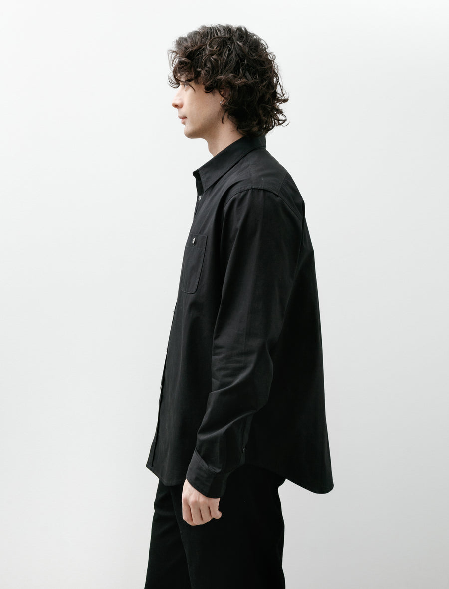 Sunday Shirt Cotton Poplin Black - Image 3