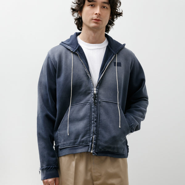 Camiel Fortgens Fitted Zip Hoodie Navy Sun Fade – Neighbour