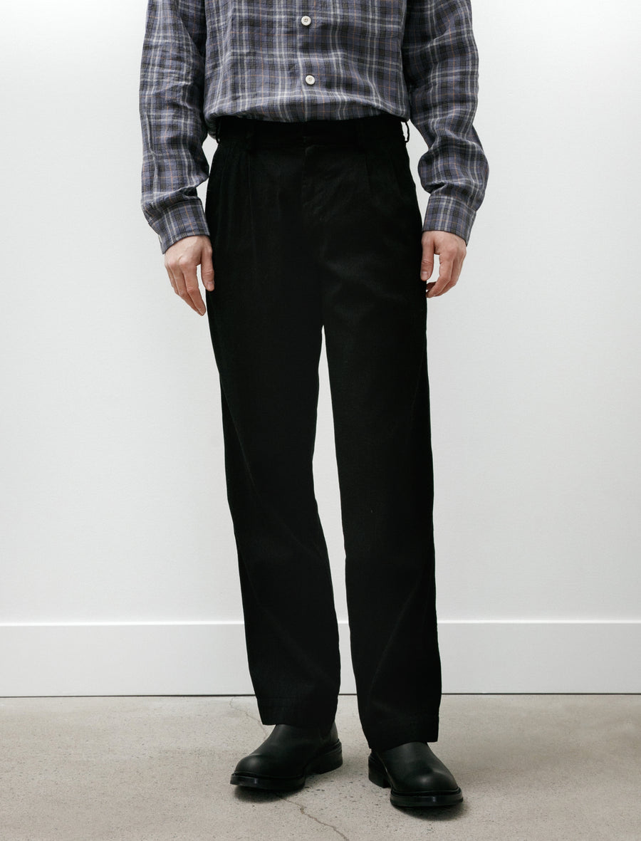 Gardening Trouser Striped Cotton OD Black - Image 4