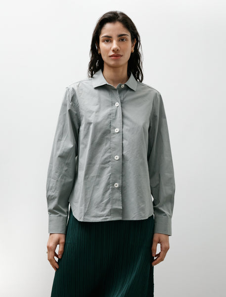 Margaret Howell MHL Simple Shirt Compact Cotton Poplin Fog – Neighbour