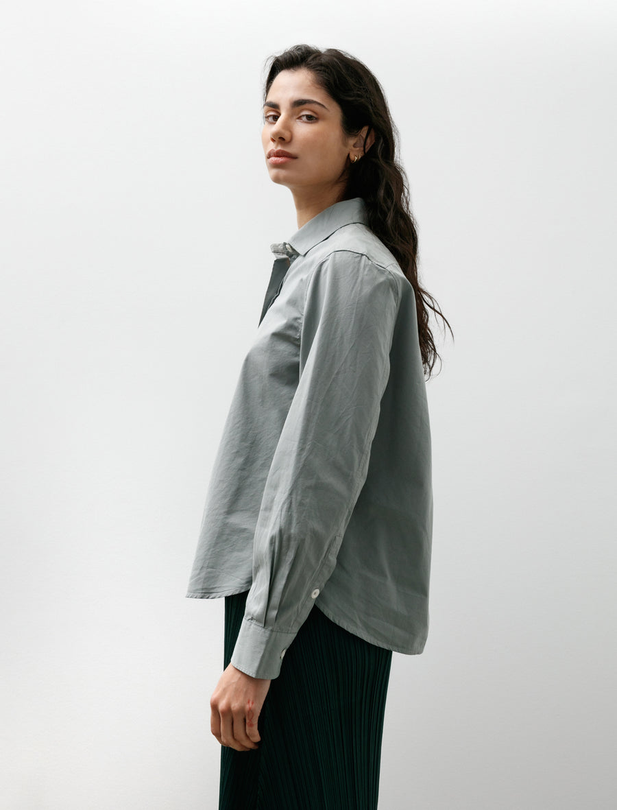 MHL Simple Shirt Compact Cotton Poplin Fog - Image 3