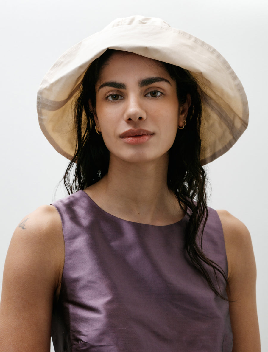 British Dry Oilskin Sunhat Natural - Image 1