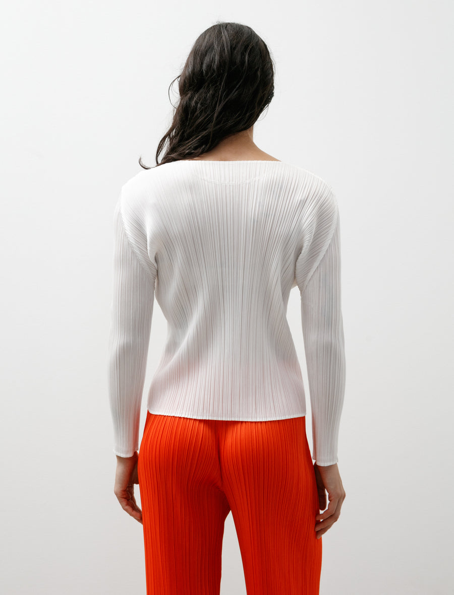 Boatneck Long Sleeve White - Image 4