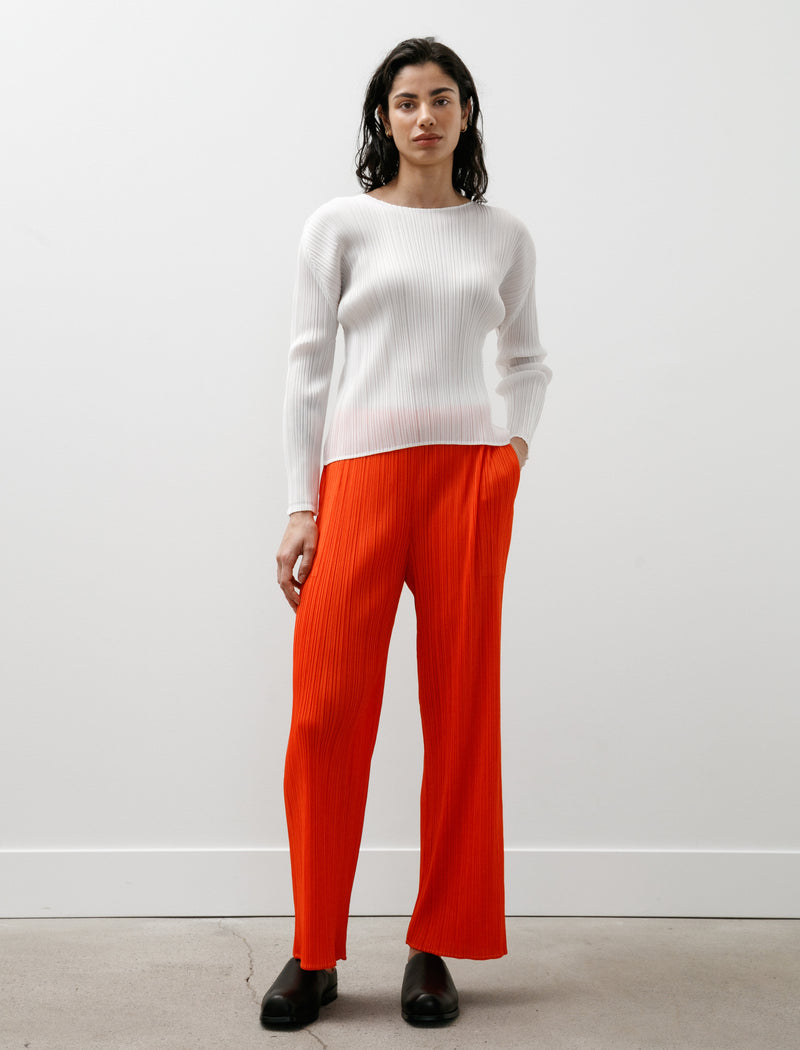PLEATS PLEASE THICKER BOTTOMS 2 サイズ3 レッド THICKER BOTTOMS 2 – isseymiyake.com