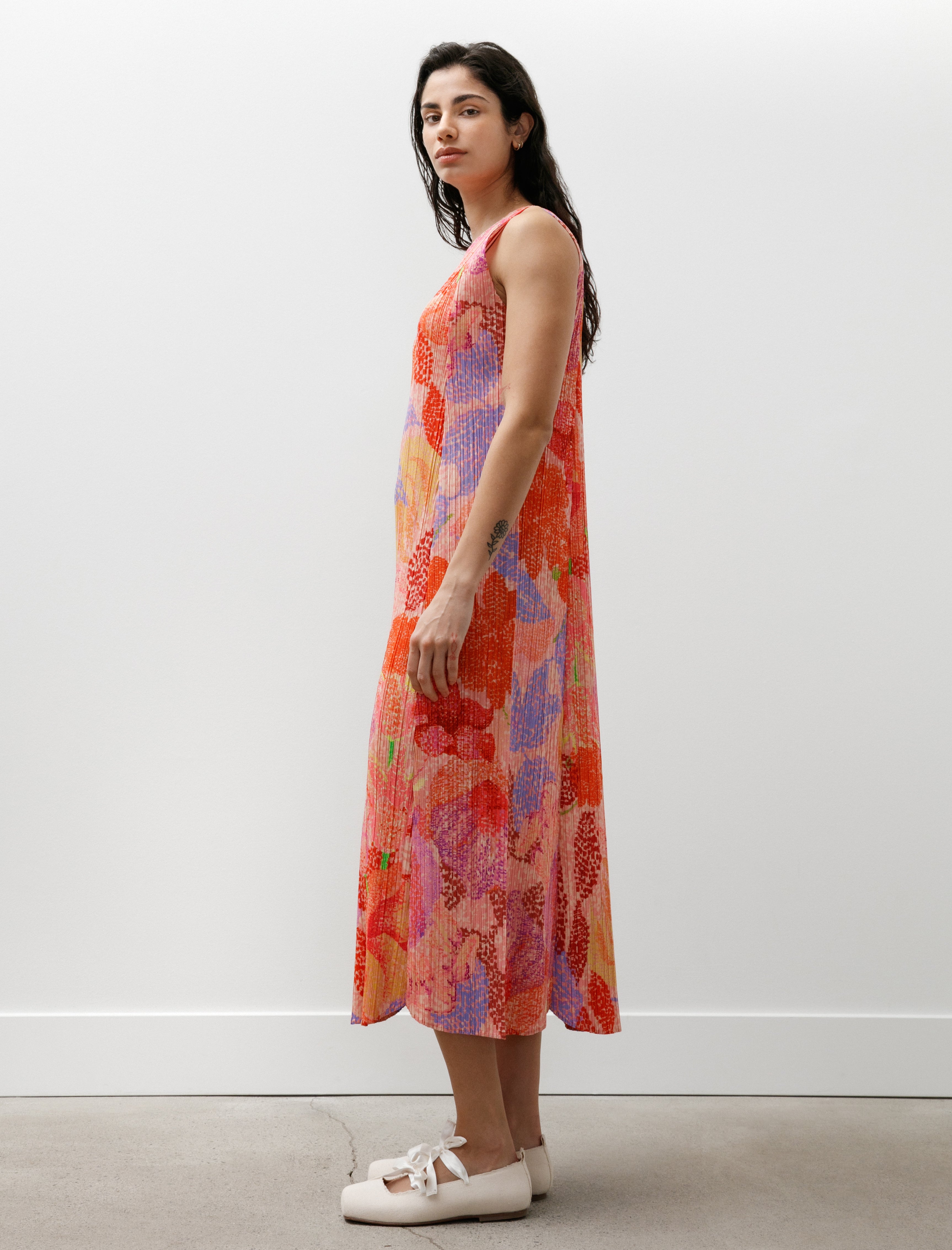 Foggy Forest Dress Pink